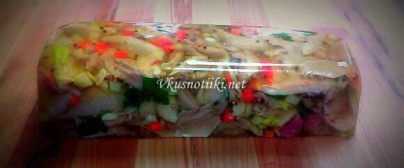 Желирано пиле