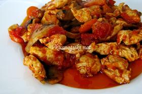 Пилешки късчета