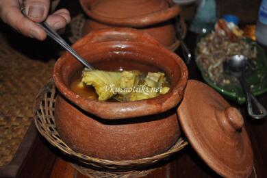 Пържоли с гъби в гювеч