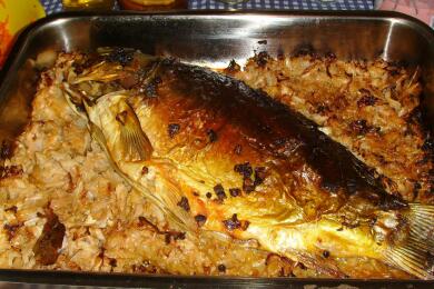 Шаран върху зелево легло – балканска рецепта