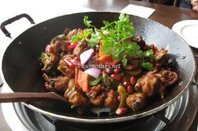 Пилешко месо със сладко кисели зеленчуци