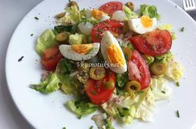 Салата с риба тон