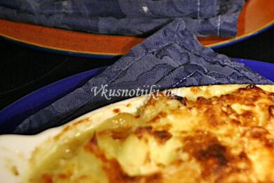 Кайма с ориз и картофено пюре