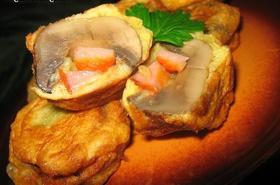 Панирани пълнени гъби